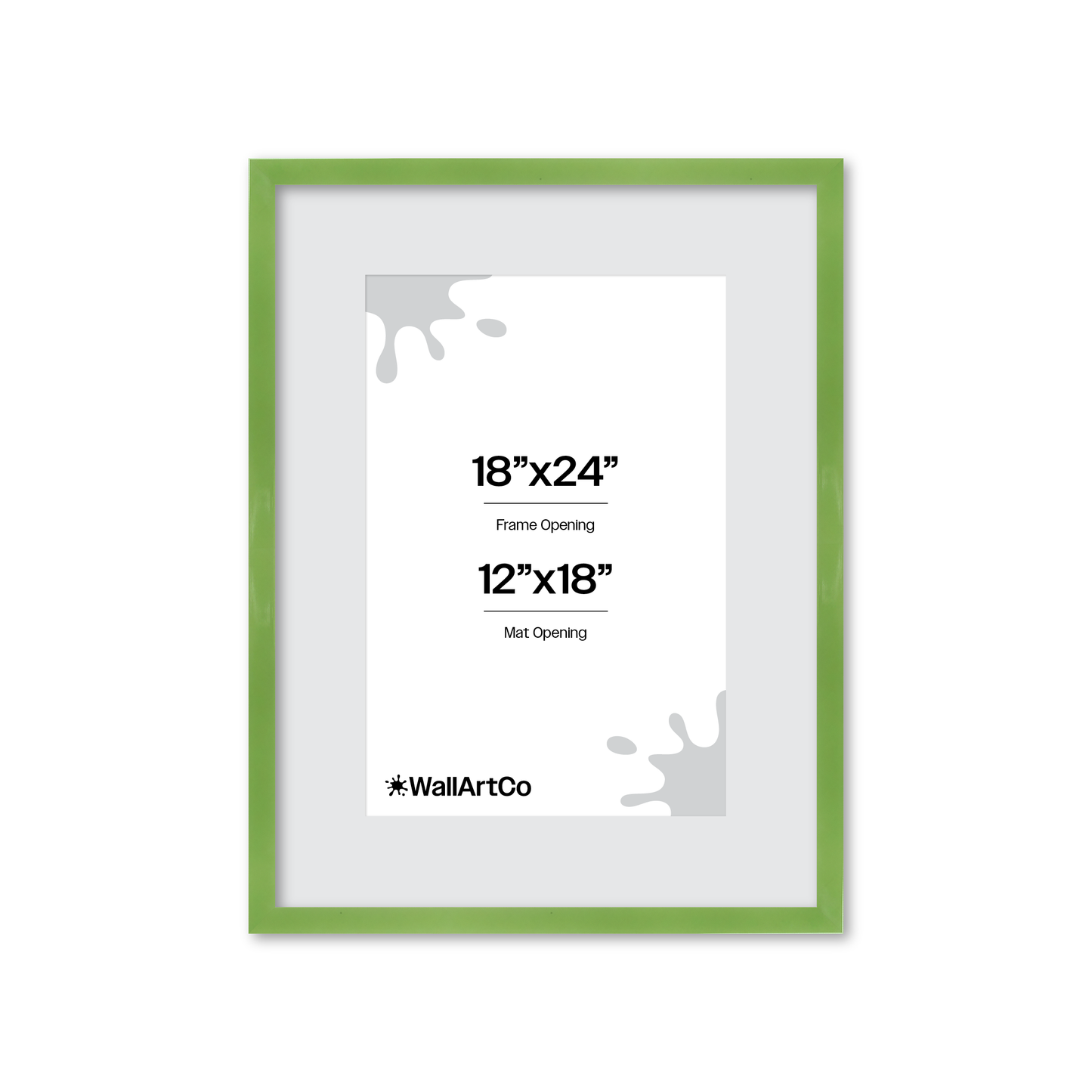 The Head Turner - Green Picture Frame