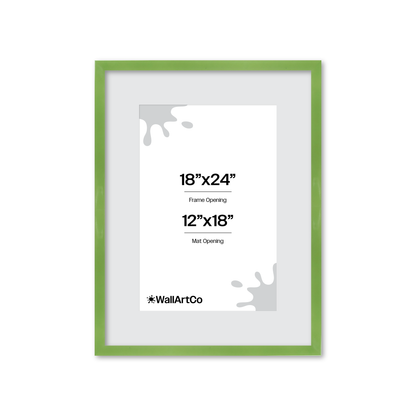 The Head Turner - Green Picture Frame