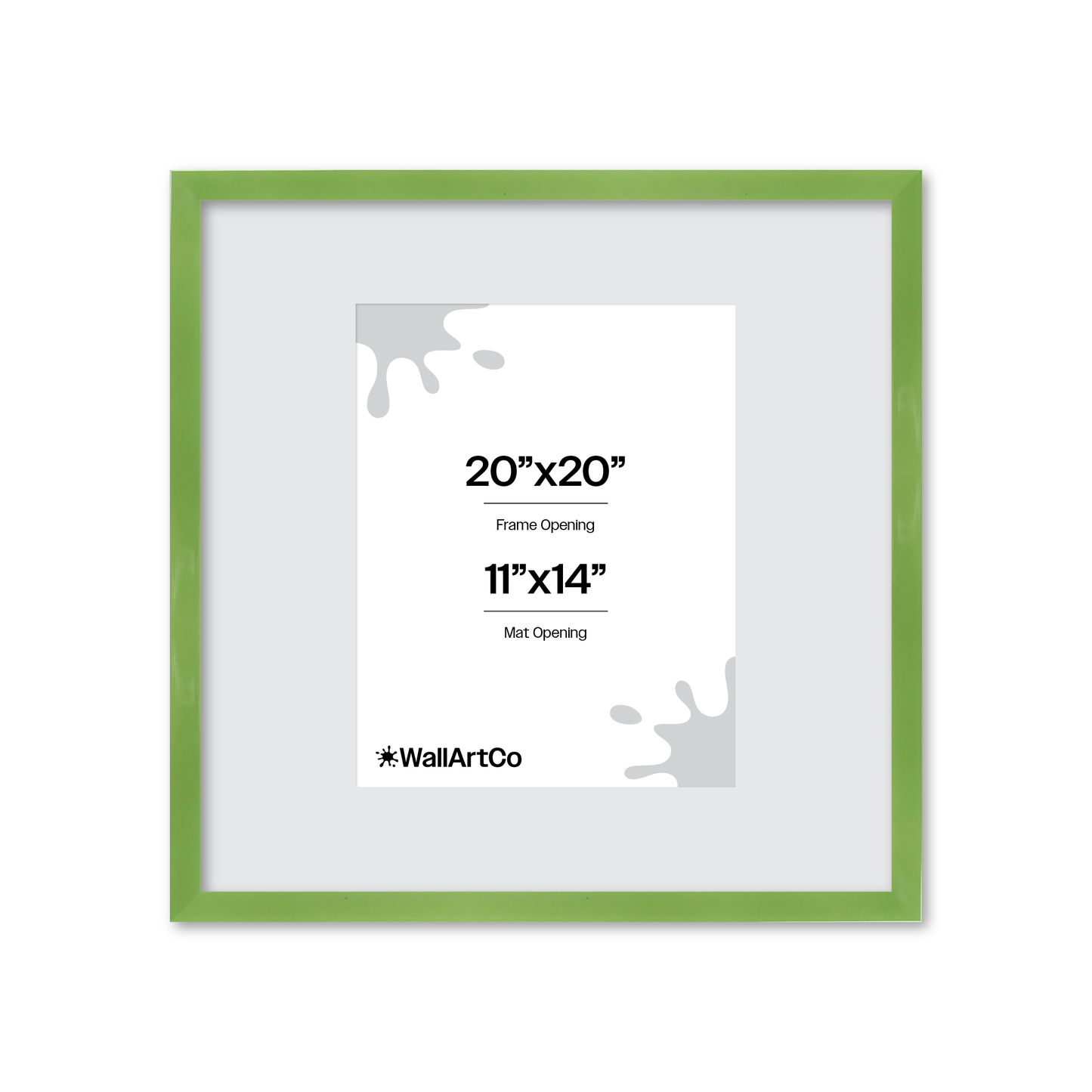 The Head Turner - Green Picture Frame