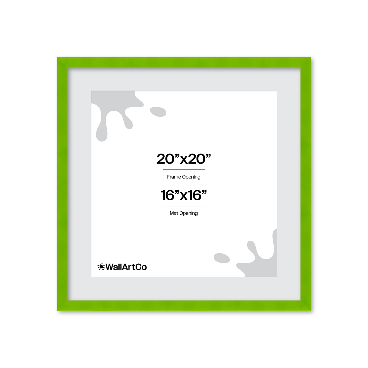 The Head Turner - Green Picture Frame