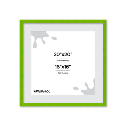 The Head Turner - Green Picture Frame