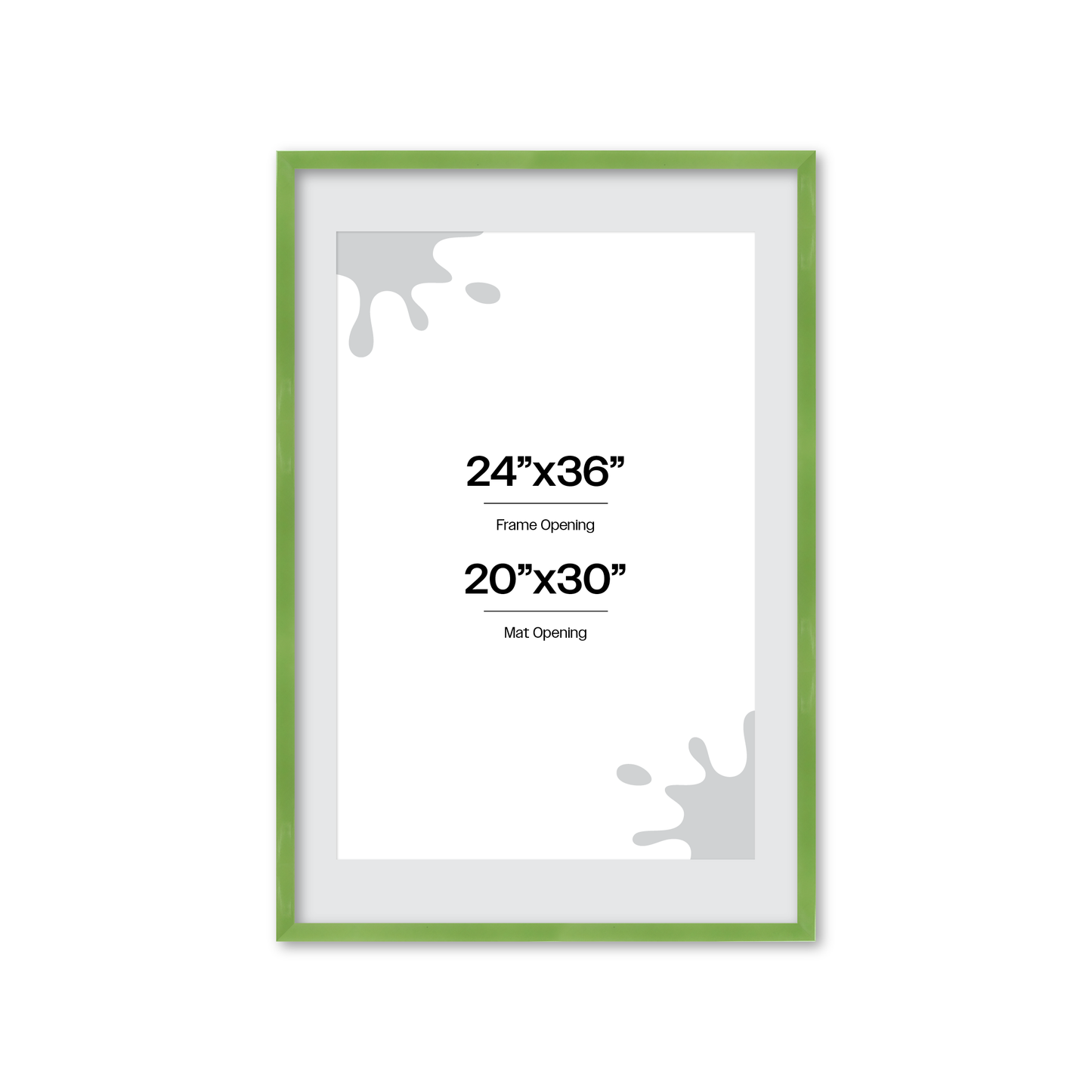 The Head Turner - Green Picture Frame