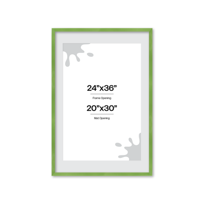 The Head Turner - Green Picture Frame