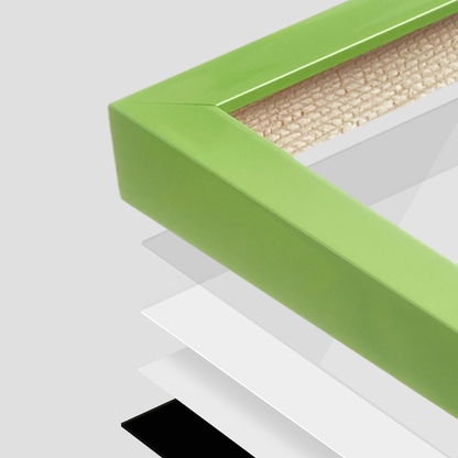 The Head Turner - Green Picture Frame
