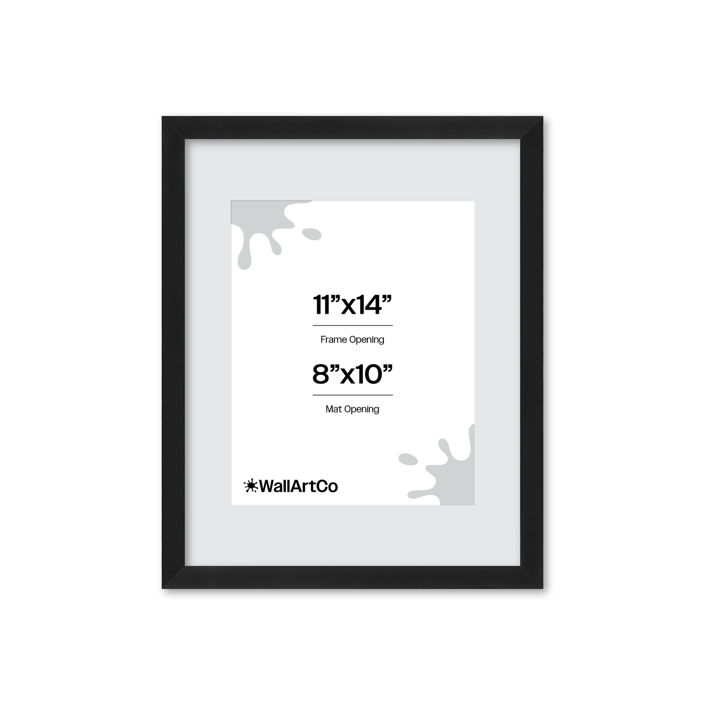 11" x 14" Espresso Manhattan Wall Frame