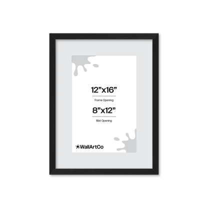 12" x 16" Espresso Manhattan Wall Frame
