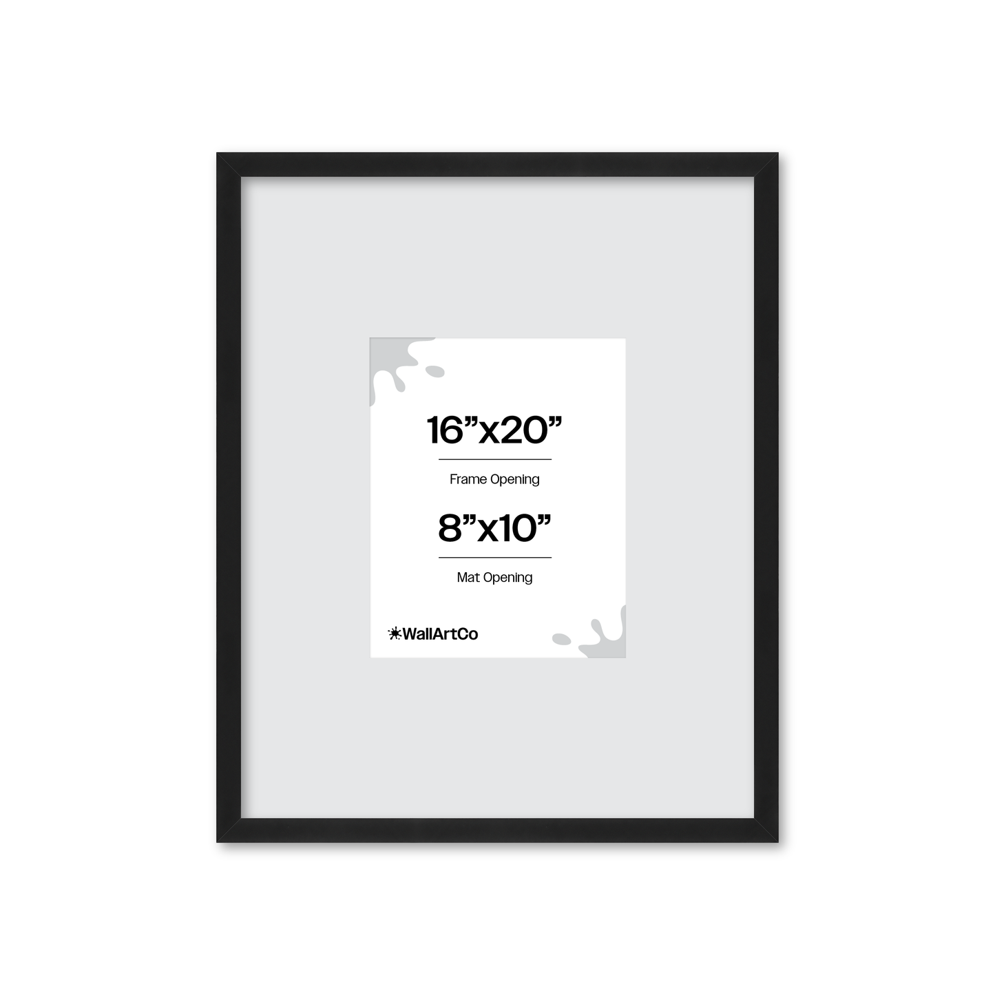 16" x 20" Espresso Manhattan Wall Frame