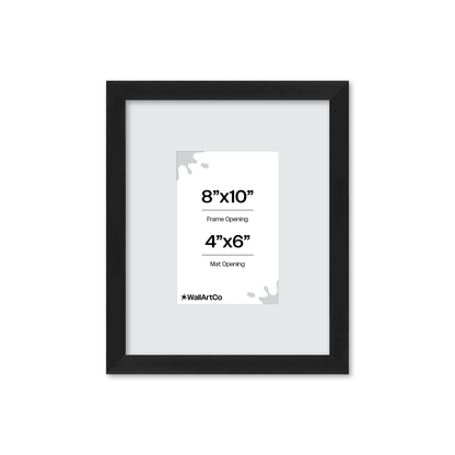 8" x 10" Espresso Manhattan Wall Frame