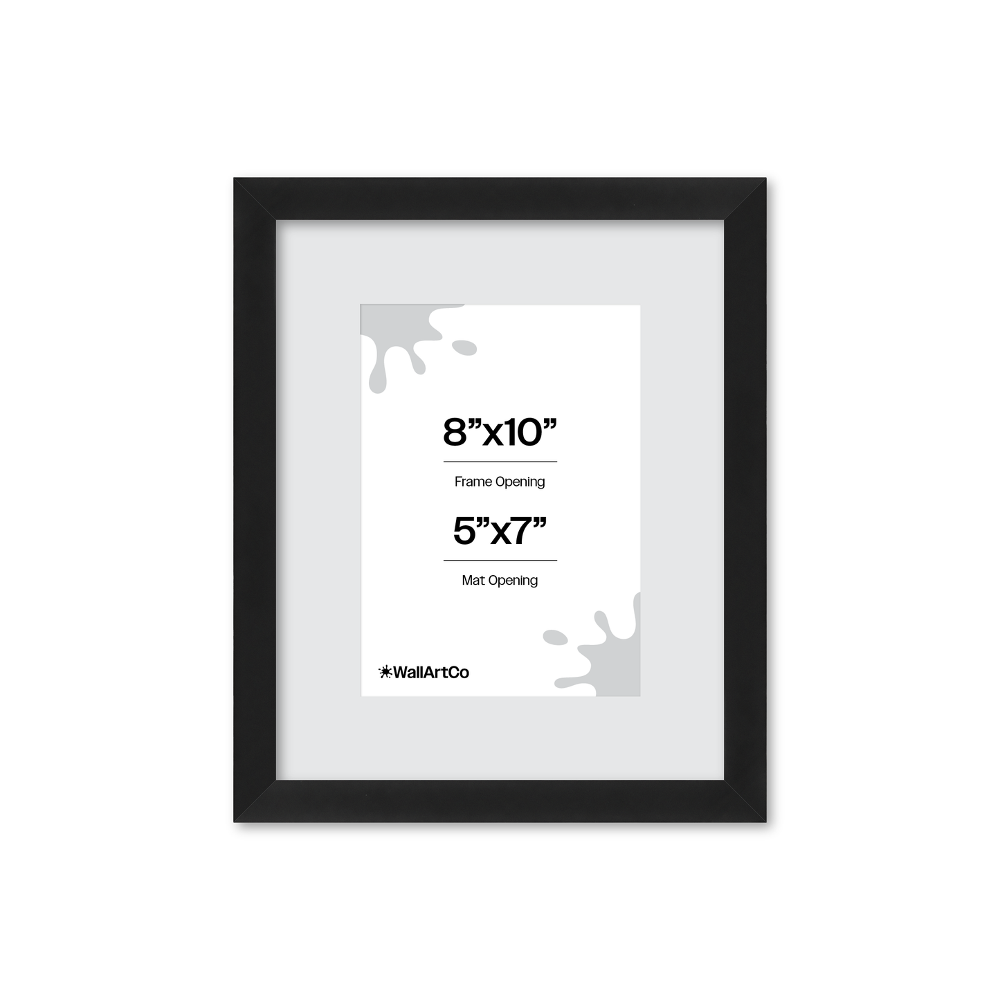 8" x 10" Espresso Manhattan Wall Frame