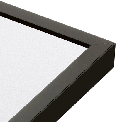 corner of the Espresso Manhattan Wall Frame