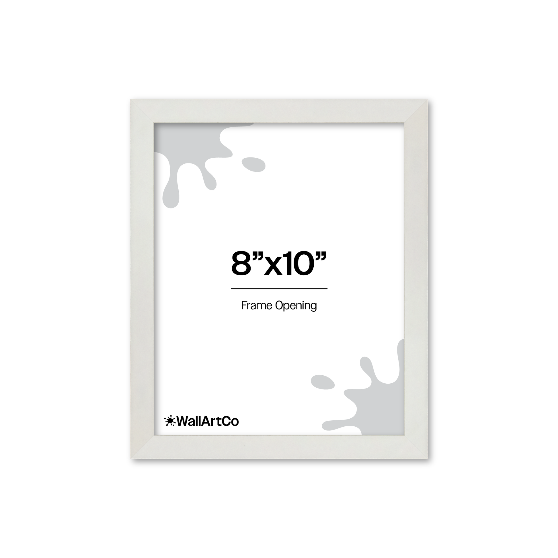 White Lacquer Manhattan Wall Frame