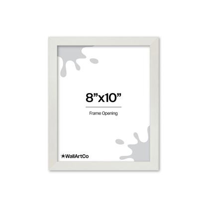 White Lacquer Manhattan Wall Frame