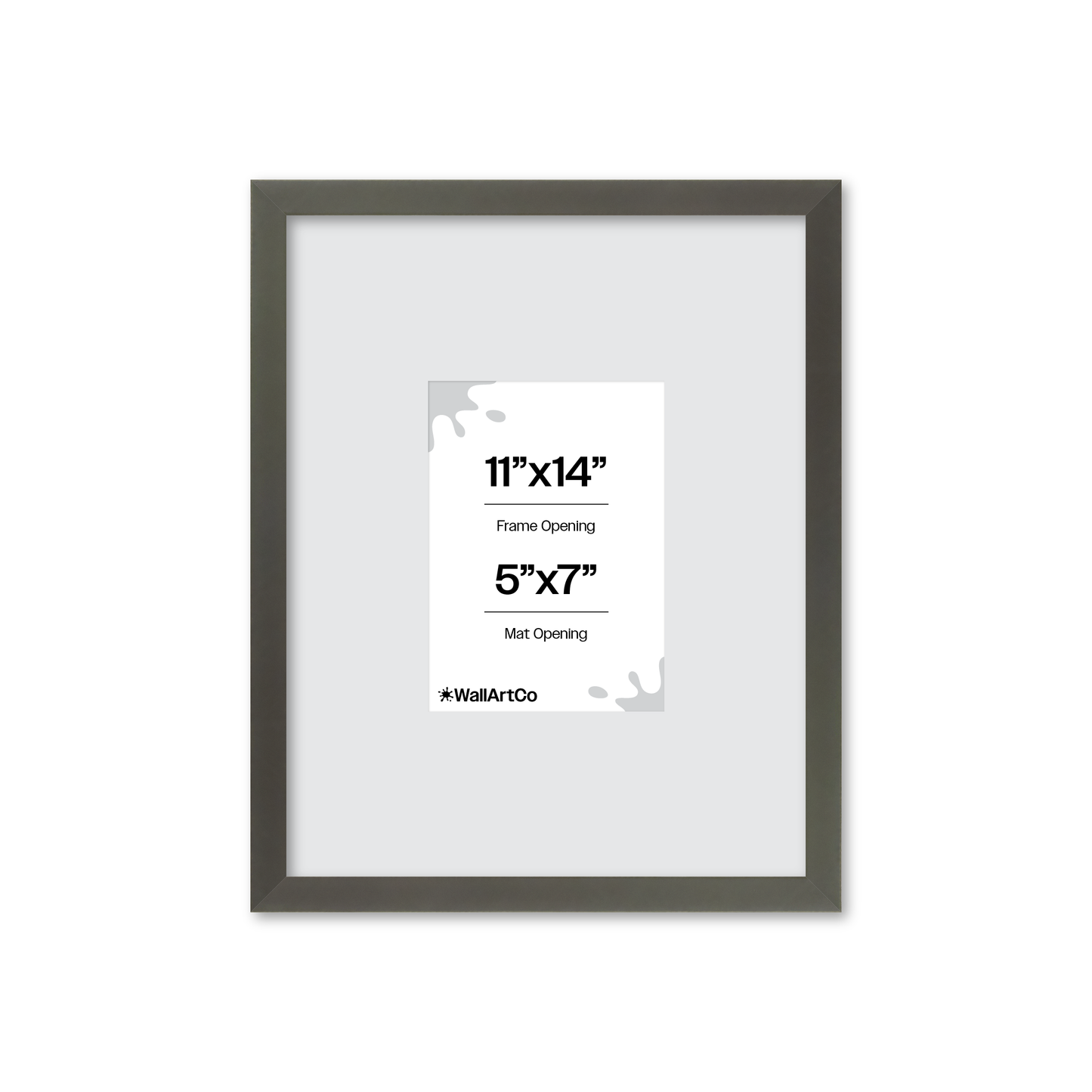 11" x 14" Gray Manhattan Wall Frame