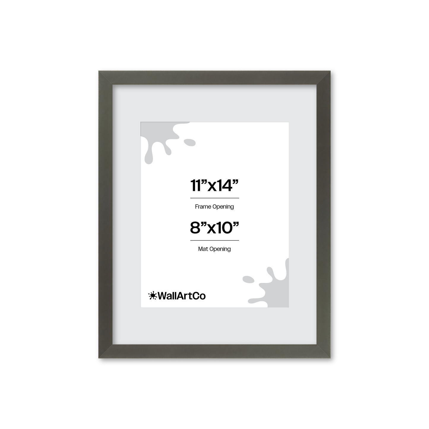 11" x 14" Gray Manhattan Wall Frame