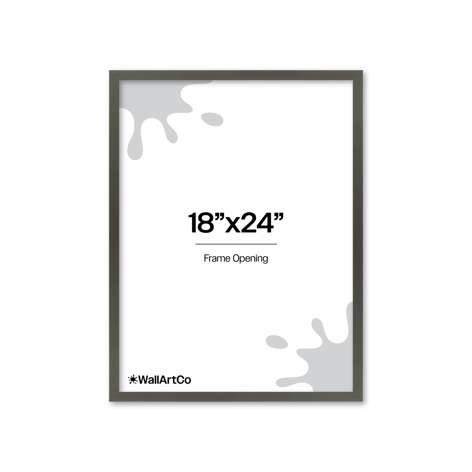 Front of picture frame
