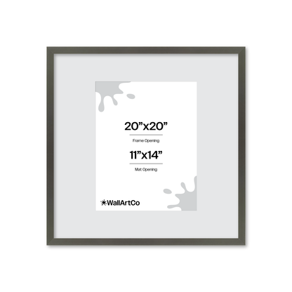 20" x 20" Gray Manhattan Wall Frame