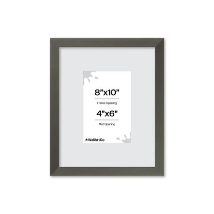 8" x 10" Gray Manhattan Wall Frame