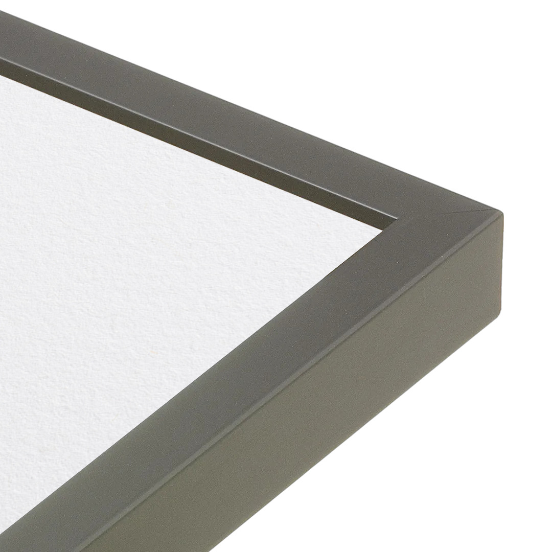 corner of the Gray Manhattan Wall Frame