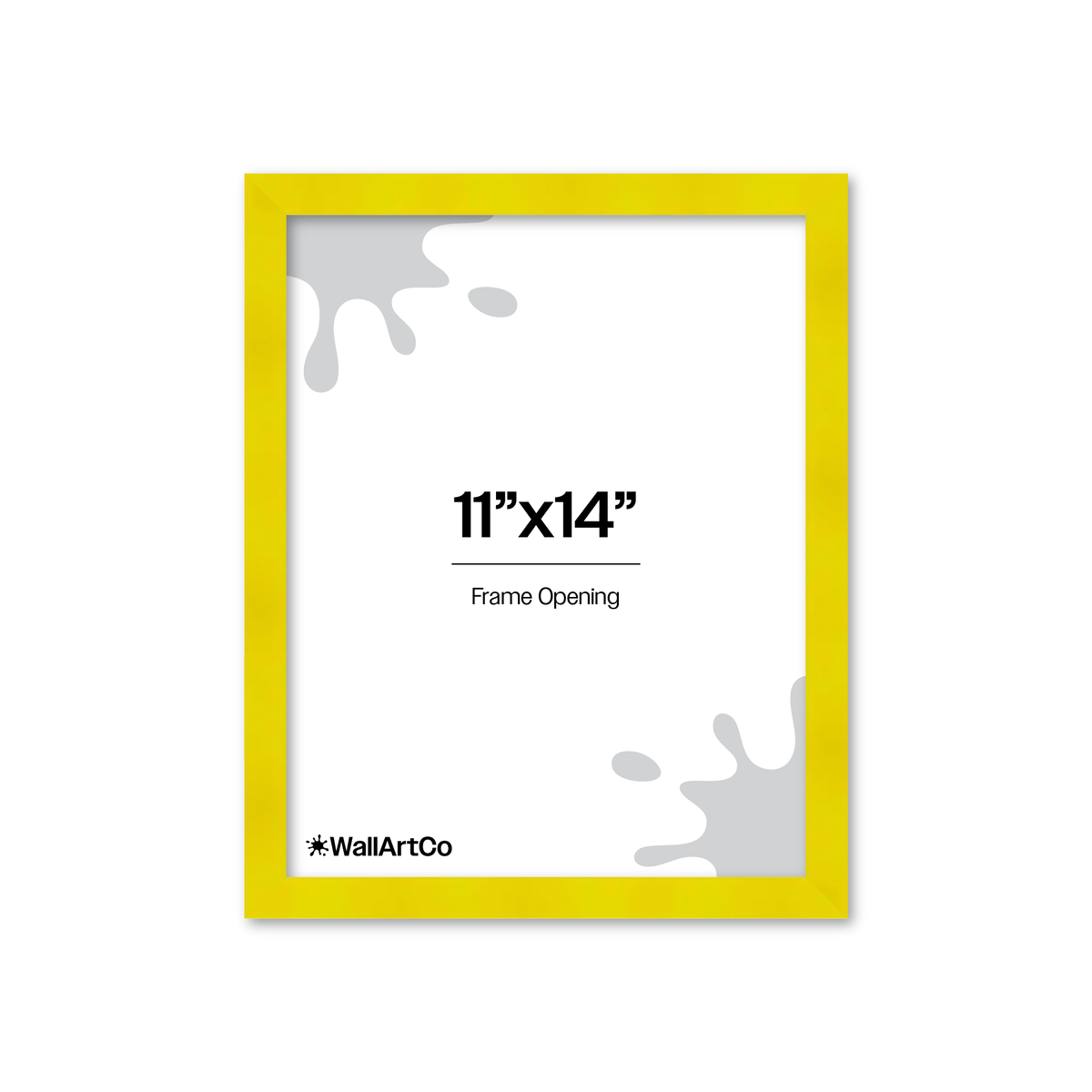 The Head Turner - Yellow Picture Frame
