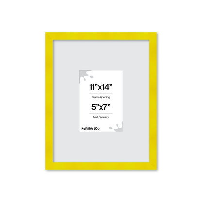 The Head Turner - Yellow Picture Frame