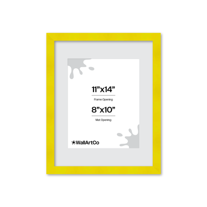 The Head Turner - Yellow Picture Frame