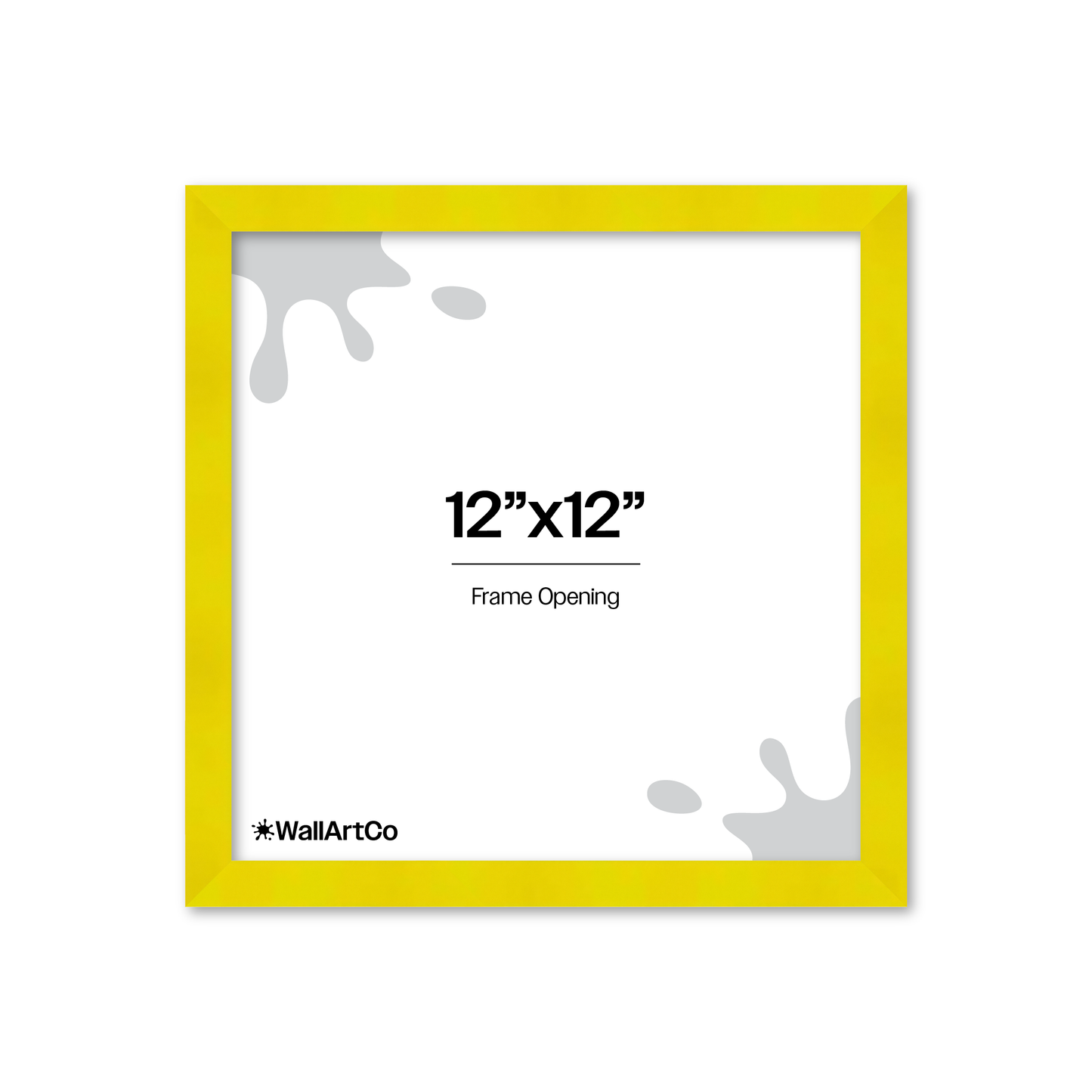 The Head Turner - Yellow Picture Frame