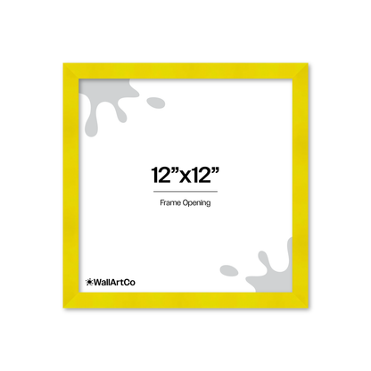 The Head Turner - Yellow Picture Frame