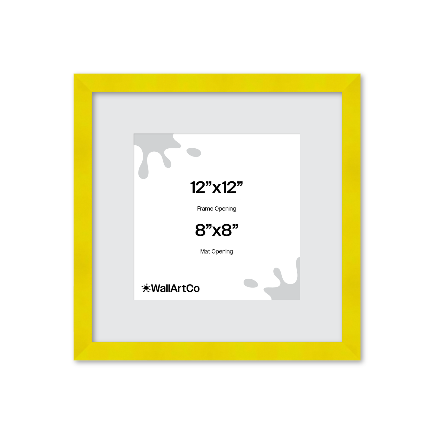 The Head Turner - Yellow Picture Frame