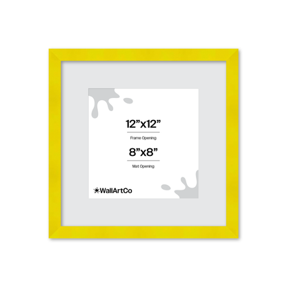 The Head Turner - Yellow Picture Frame