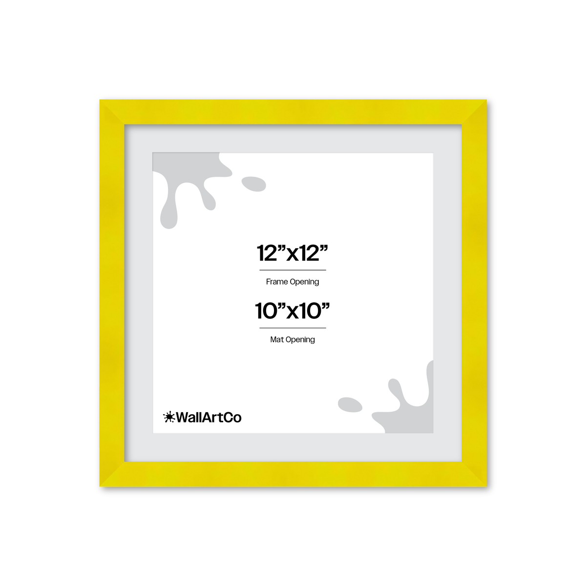 The Head Turner - Yellow Picture Frame