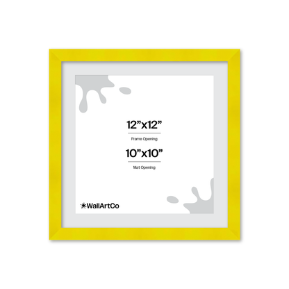 The Head Turner - Yellow Picture Frame