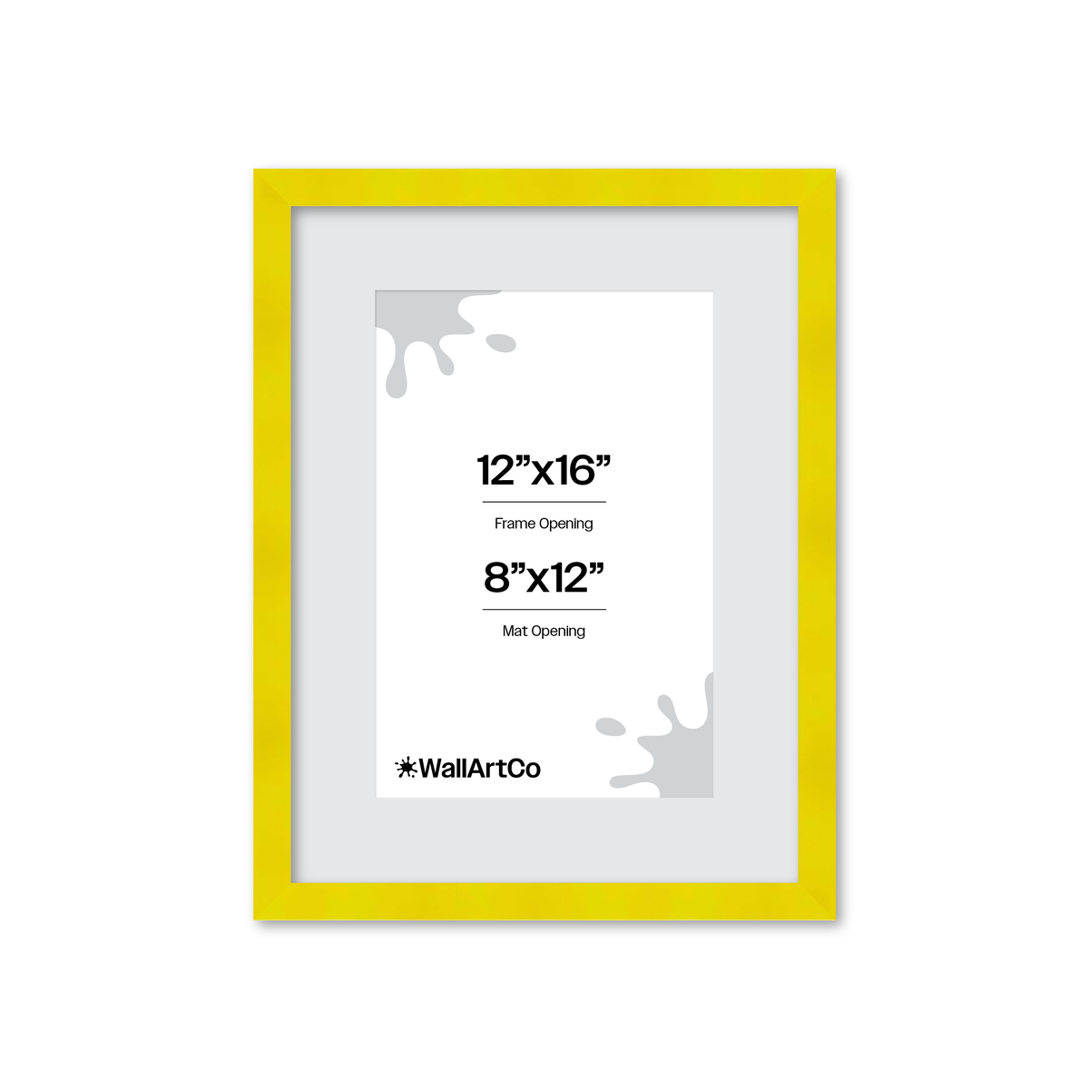 The Head Turner - Yellow Picture Frame