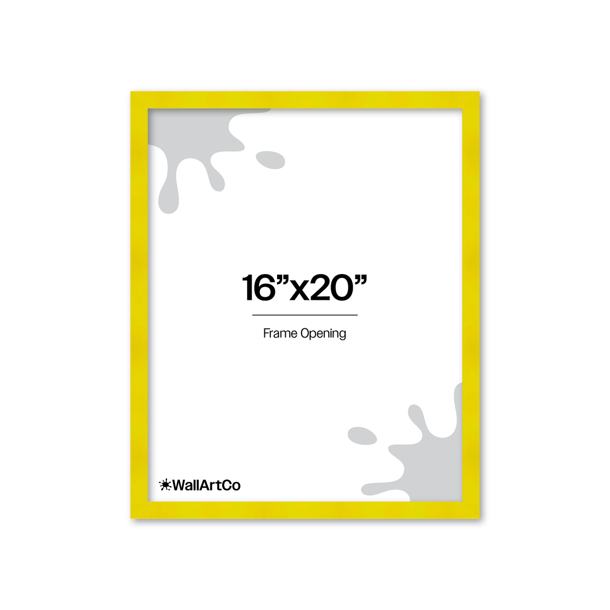 The Head Turner - Yellow Picture Frame