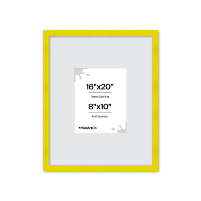 The Head Turner - Yellow Picture Frame
