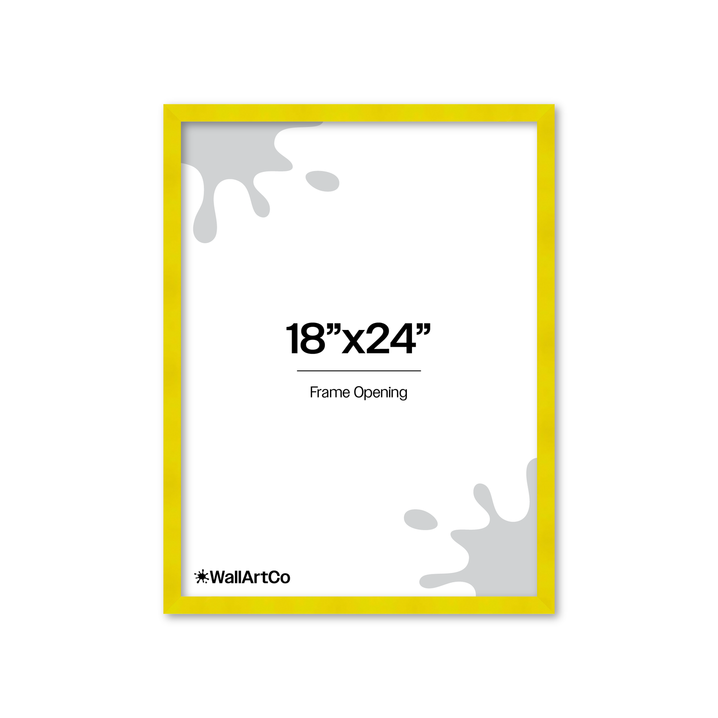 The Head Turner - Yellow Picture Frame