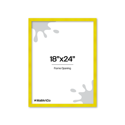 The Head Turner - Yellow Picture Frame