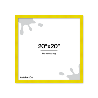 The Head Turner - Yellow Picture Frame