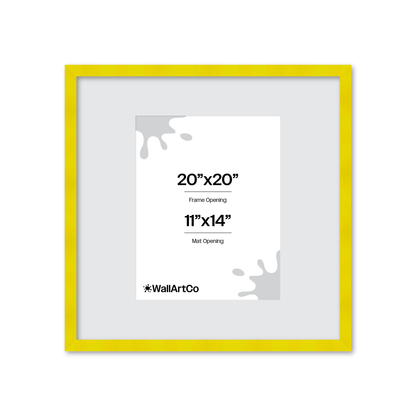 The Head Turner - Yellow Picture Frame