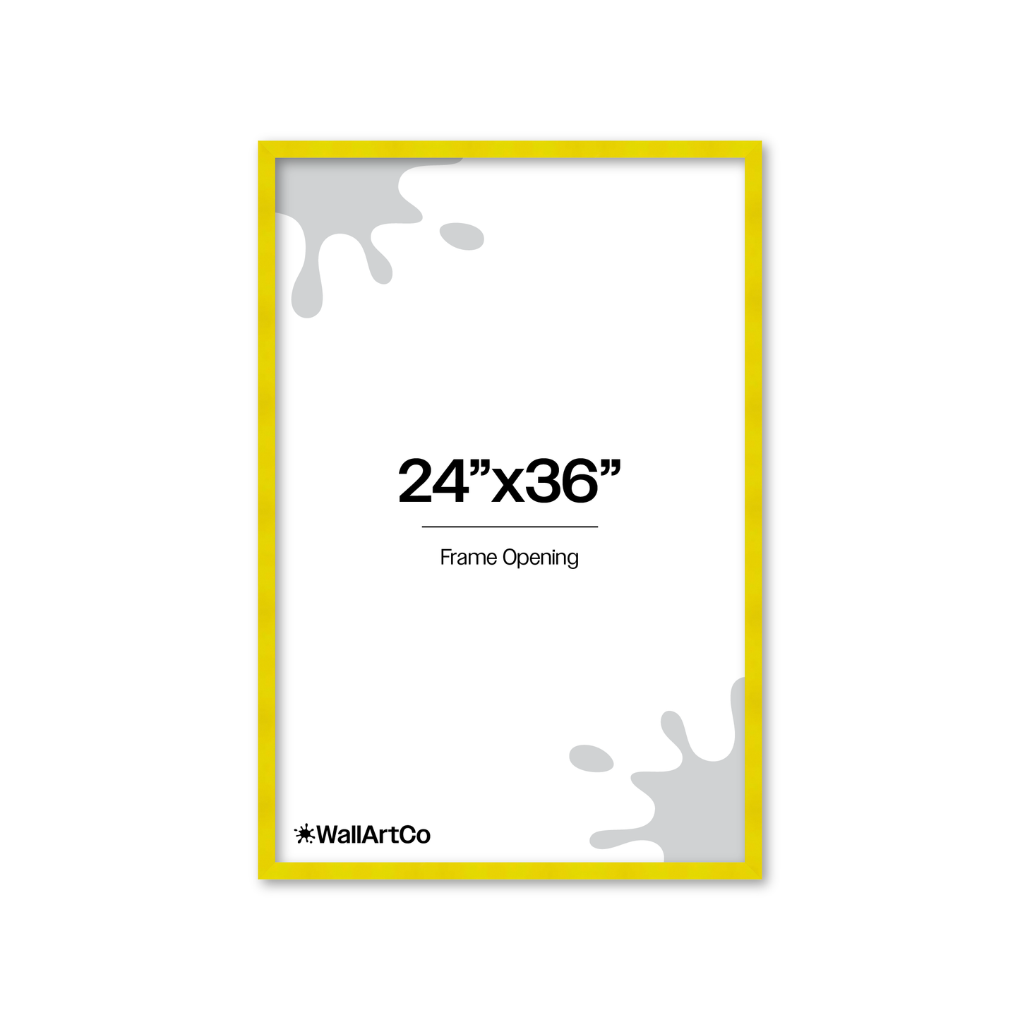 The Head Turner - Yellow Picture Frame