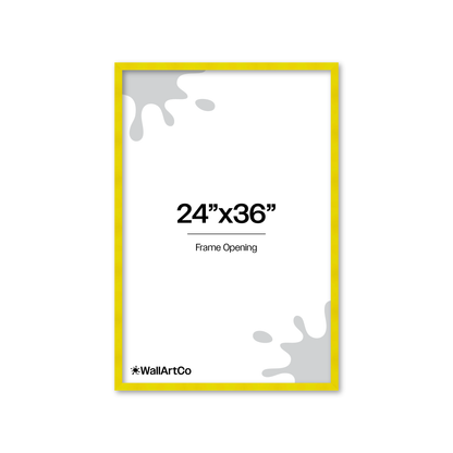 The Head Turner - Yellow Picture Frame