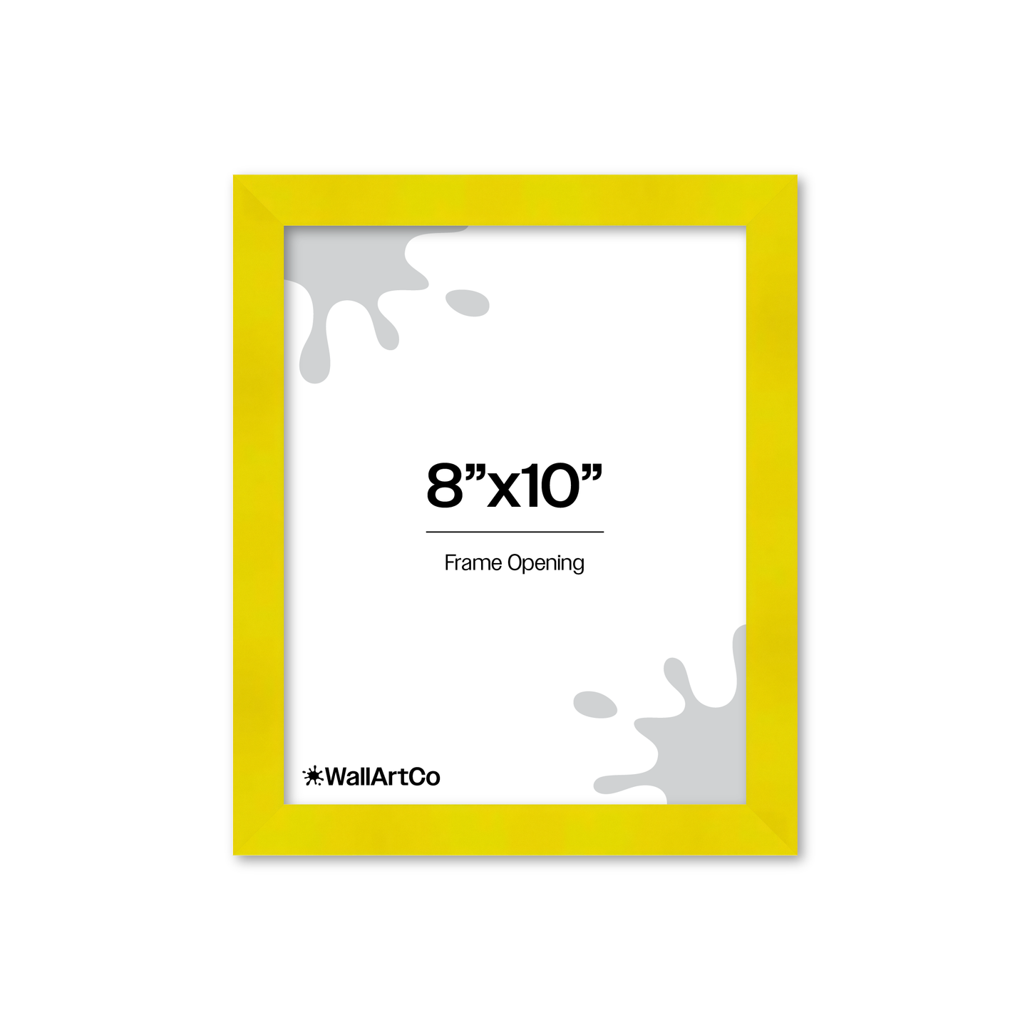 The Head Turner - Yellow Picture Frame