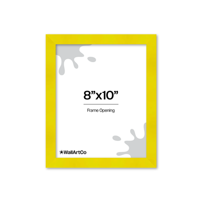 The Head Turner - Yellow Picture Frame