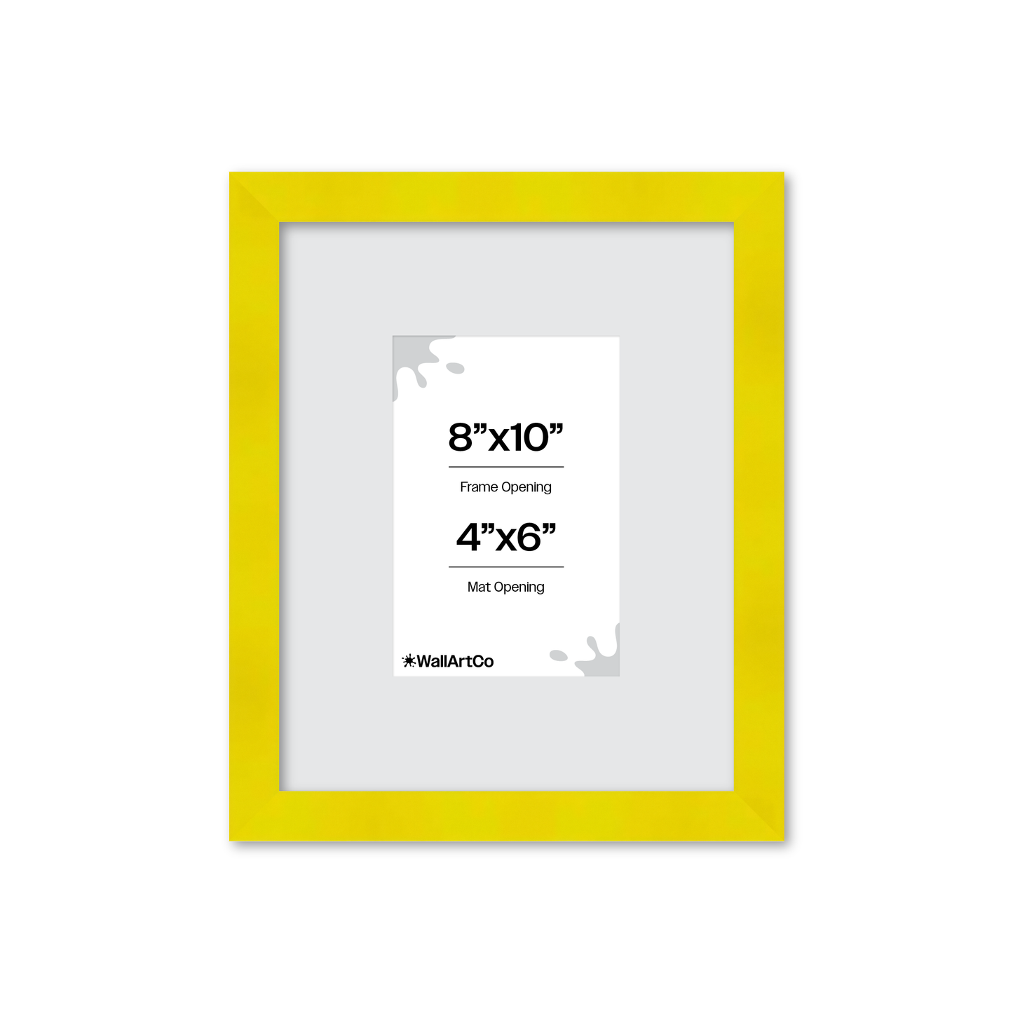 The Head Turner - Yellow Picture Frame