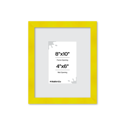 The Head Turner - Yellow Picture Frame