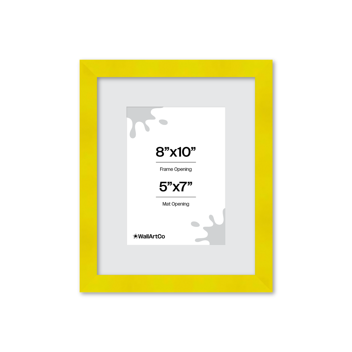The Head Turner - Yellow Picture Frame