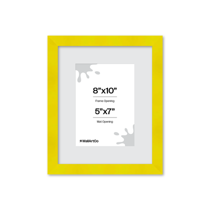 The Head Turner - Yellow Picture Frame
