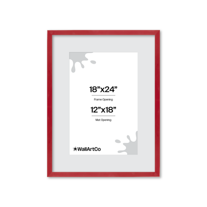 The Head Turner Red Picture Frame