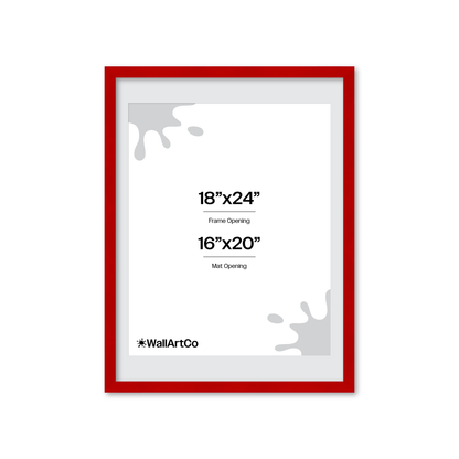 The Head Turner Red Picture Frame