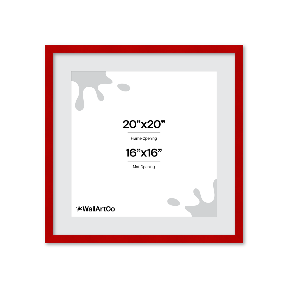 The Head Turner Red Picture Frame