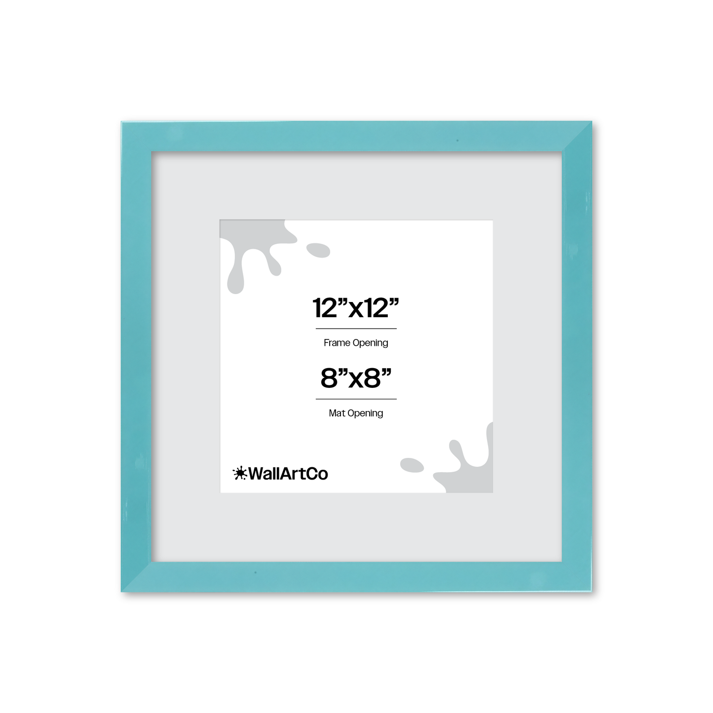 The Head Turner - Teal Picture Frame